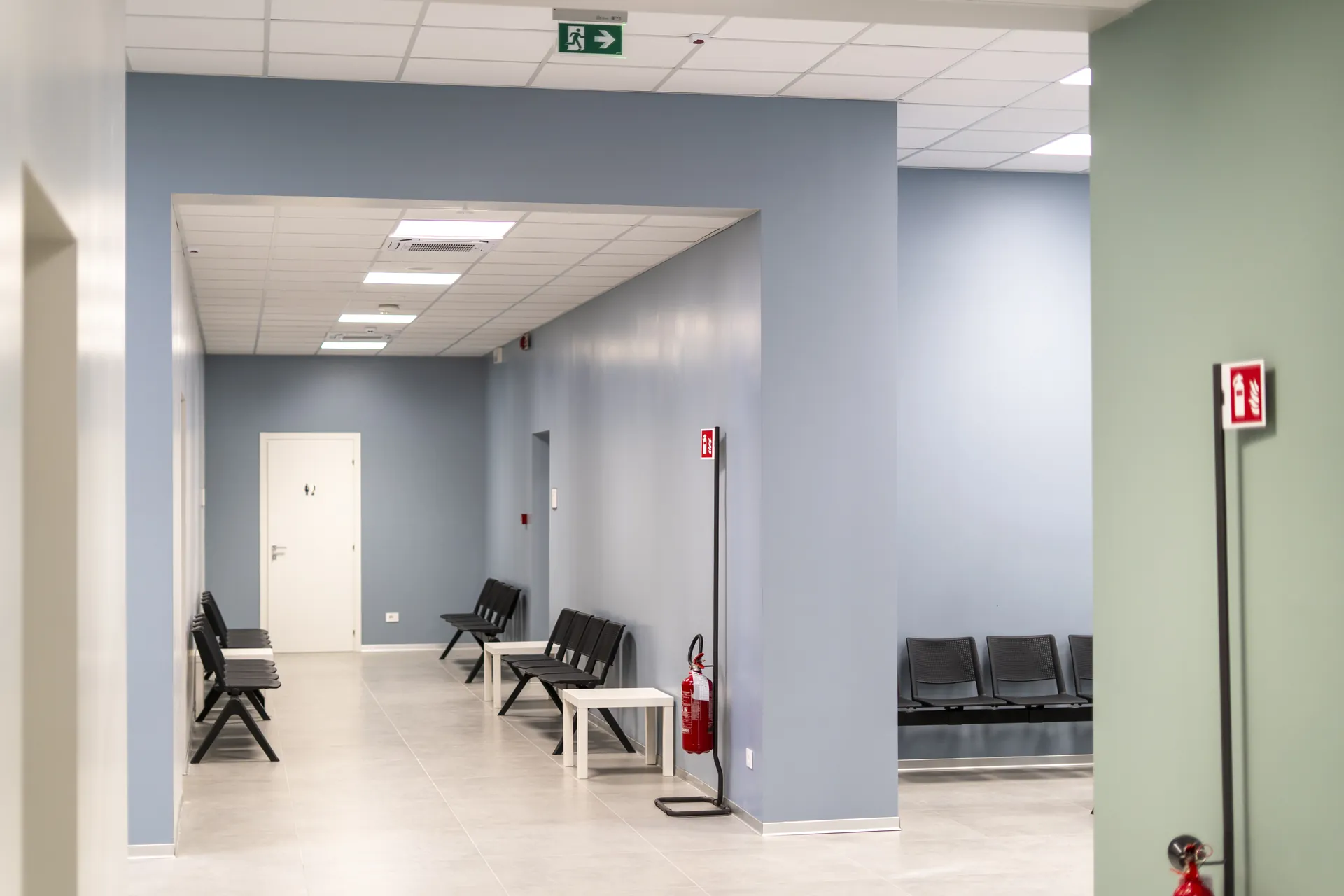 corridoio sala d'attesa